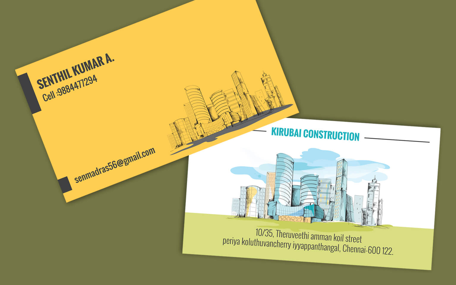 visiting cards